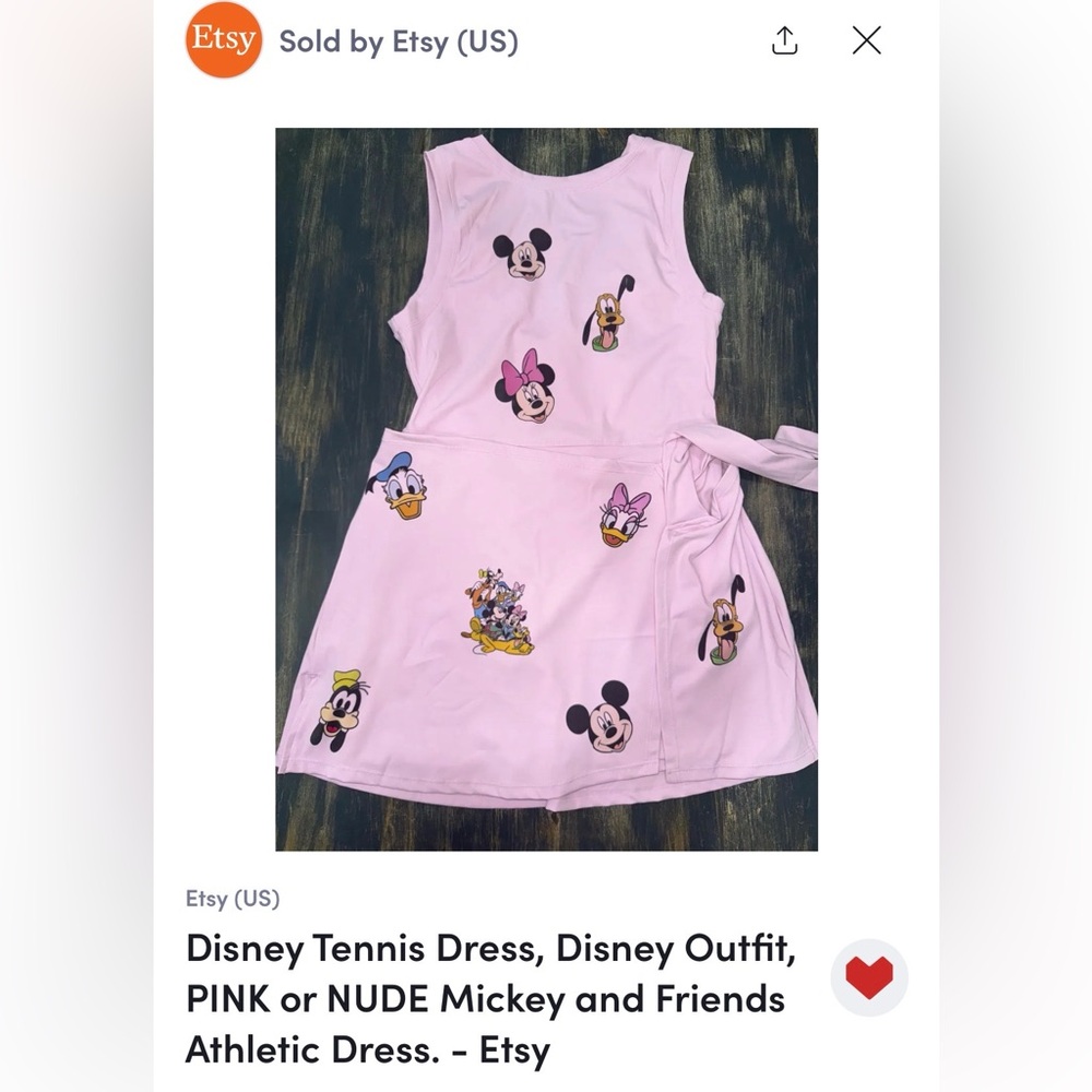 Rare breed babe Disney active dress size medium worn once new condition - Picture 3 of 3